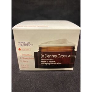 DR DENNIS GROSS FERULIC ACID + RETINOL ANTI AGING MOISTURIZER  1.7 OZ BOXED Rare
